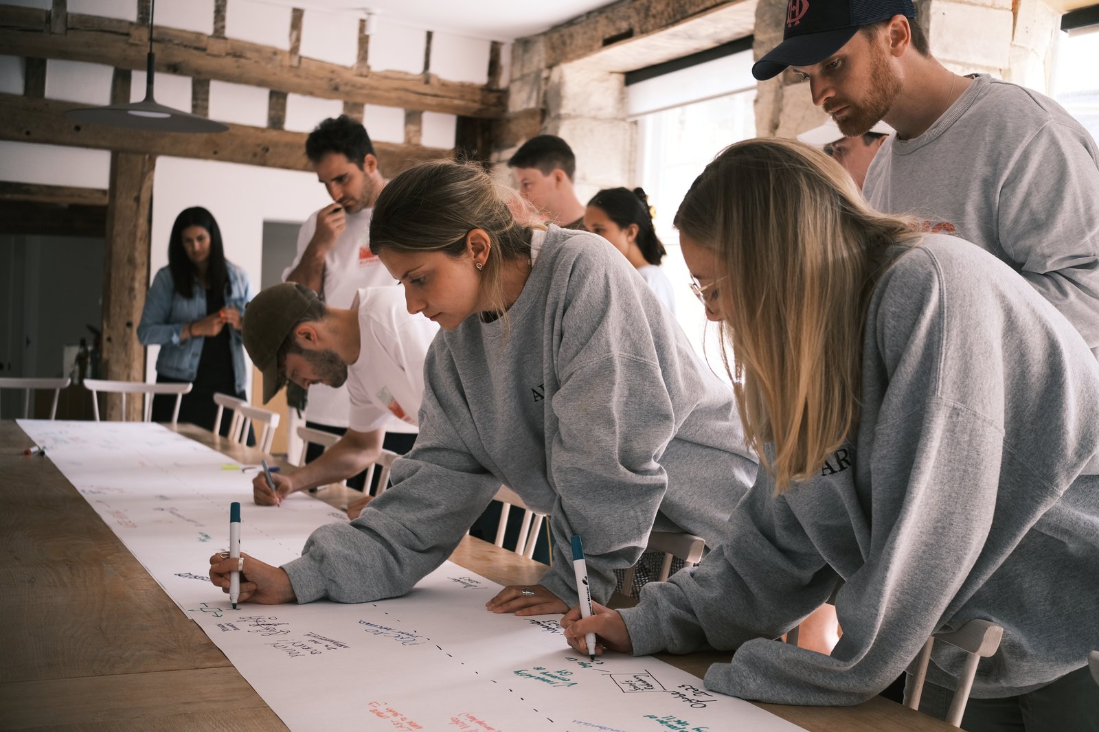 The Picnic team at a workshop